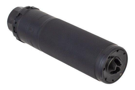 Dead Air Armament Sierra 5 Xeno 5.56 Silencer features a knurled section on the tube